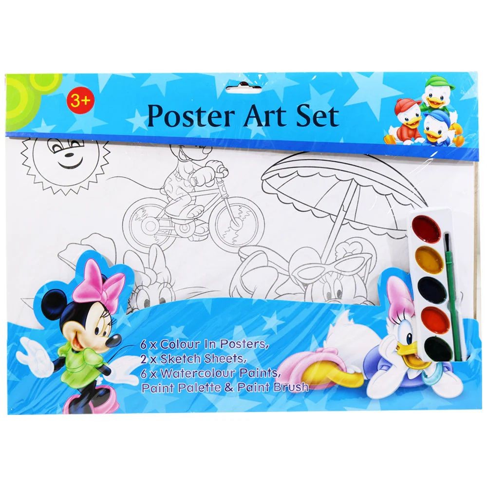 disney canva diy  painting  with colors
